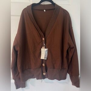 New With Tags Tiko Miko Casual Button Up Cardigan Sweater
